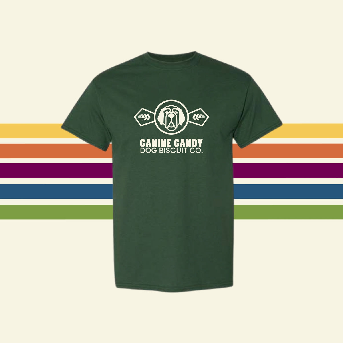 Canine Candy Bow Tie Logo Graphic Tee | Limited Edition