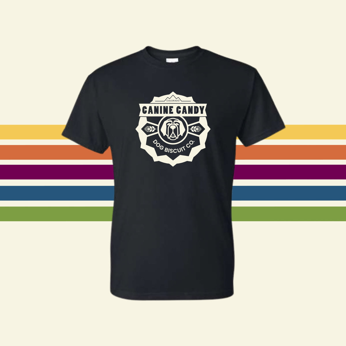 Canine Candy Sheriff's Badge Graphic Tee | Limited Edition