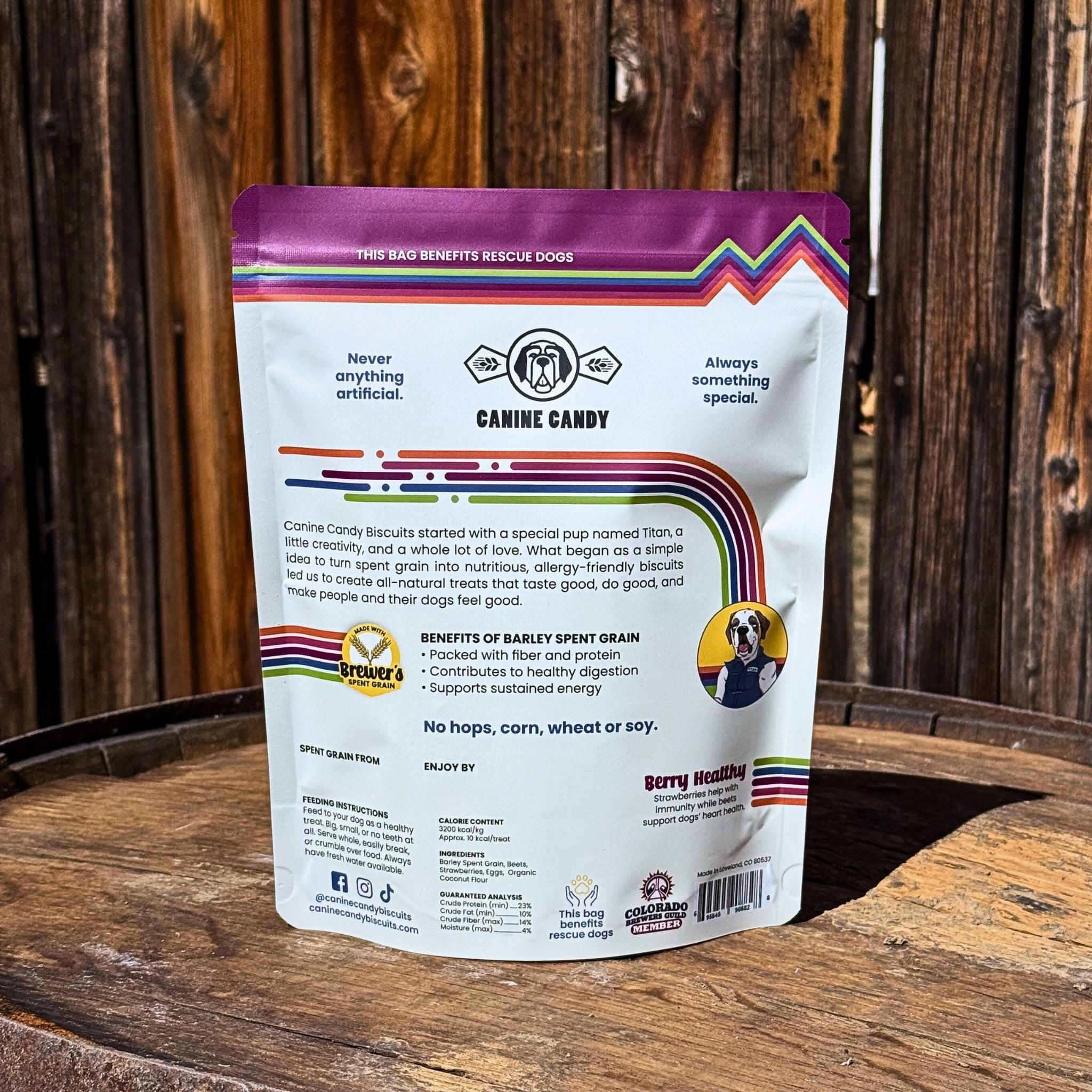 Berry Bites: Spring Seasonal | Barley Spent Grain Biscuits