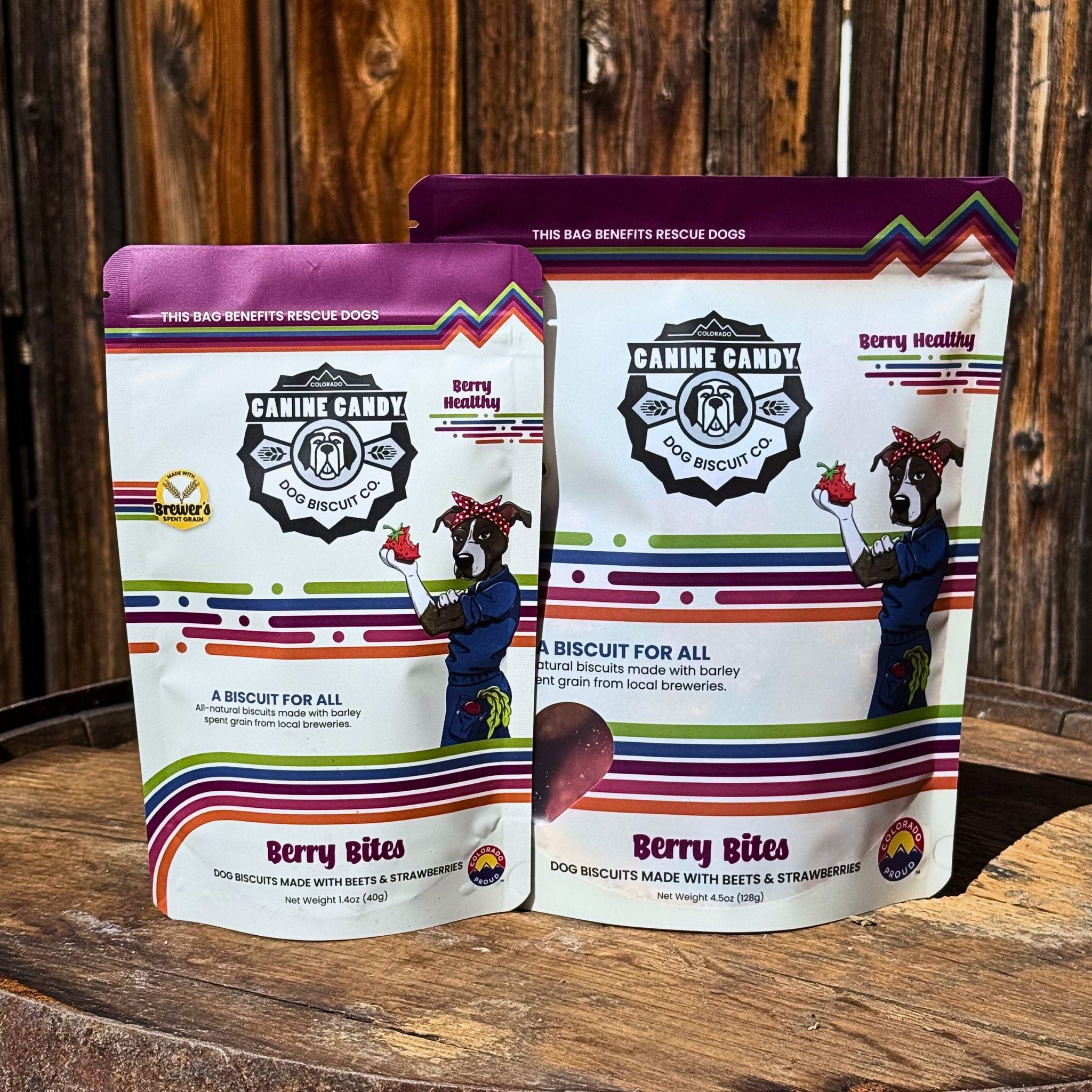 Berry Bites: Spring Seasonal | Barley Spent Grain Biscuits