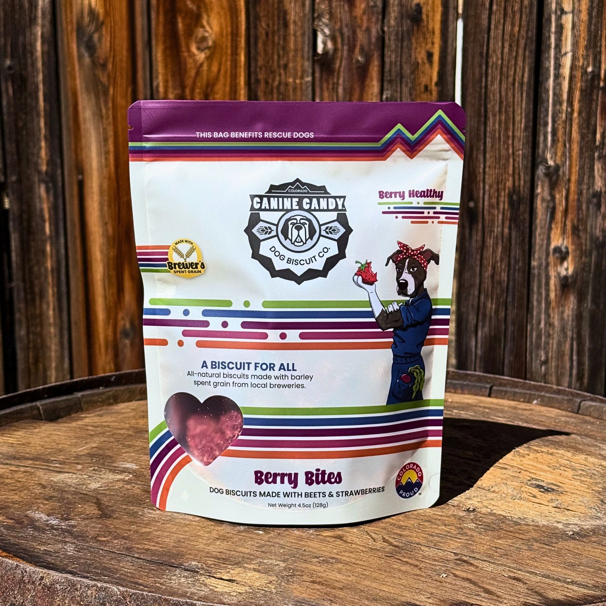 Berry Bites: Spring Seasonal | Barley Spent Grain Biscuits