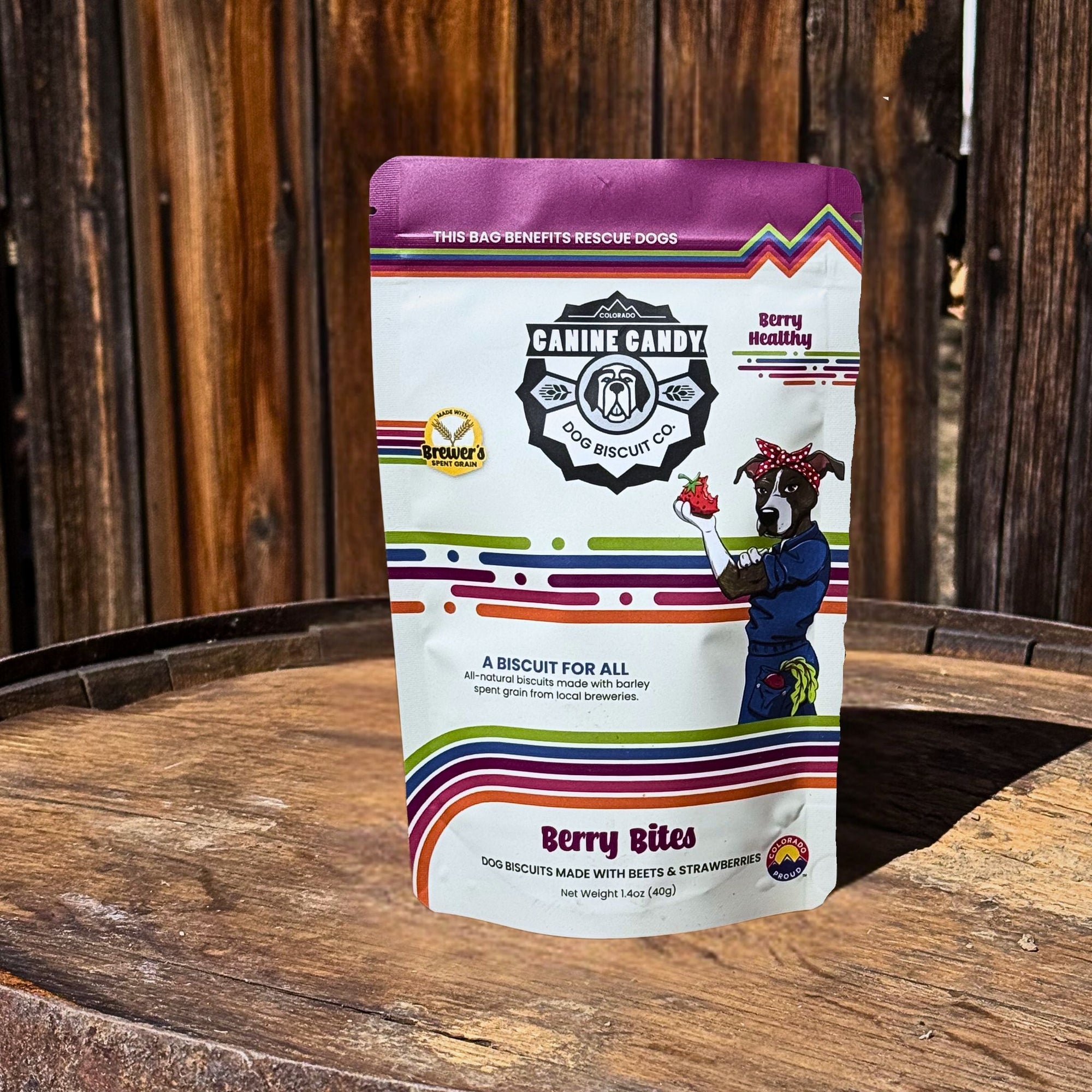 Berry Bites: Spring Seasonal | Barley Spent Grain Biscuits