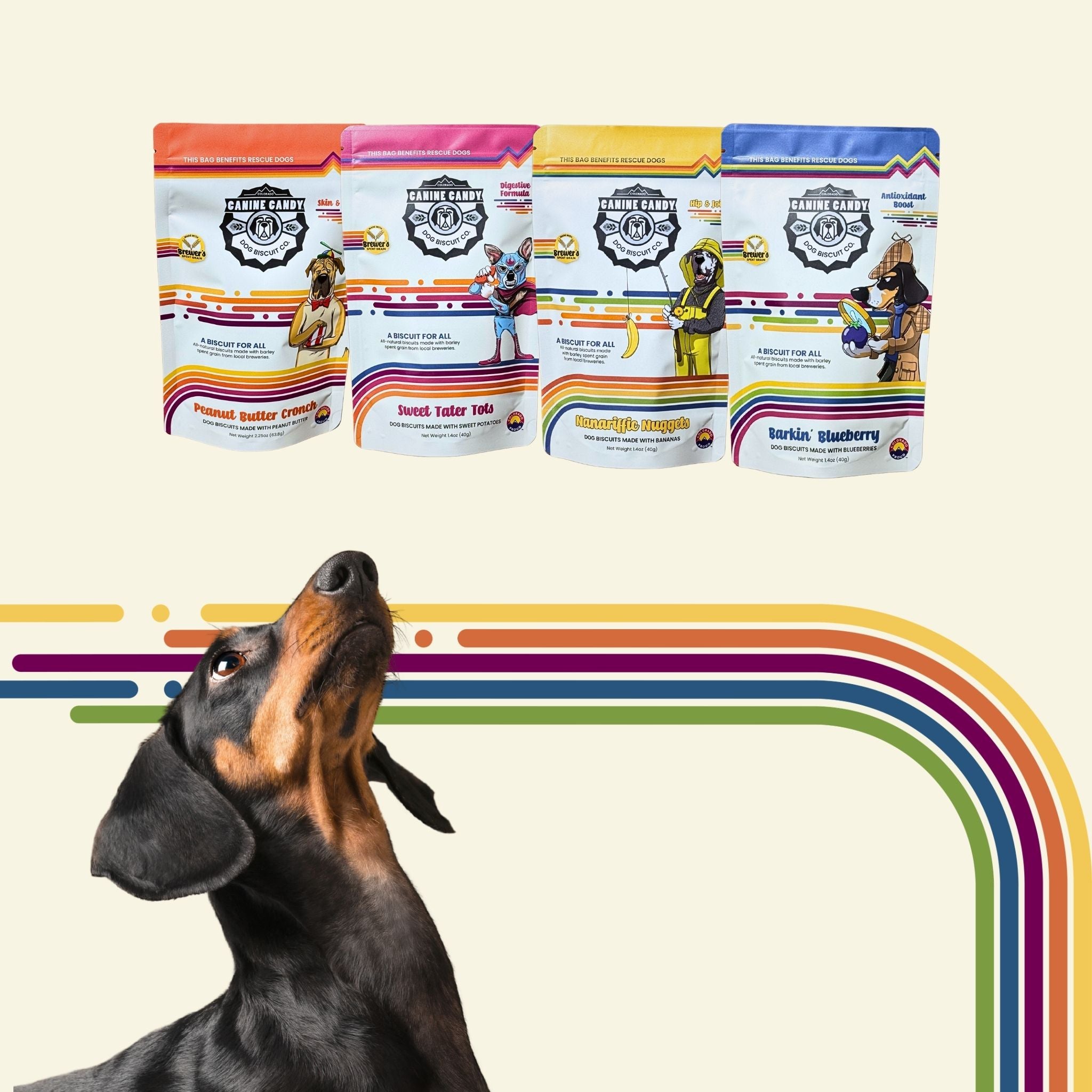 The Mini Flight: Go Pack Bundle | Travel-Size Spent Grain Biscuits