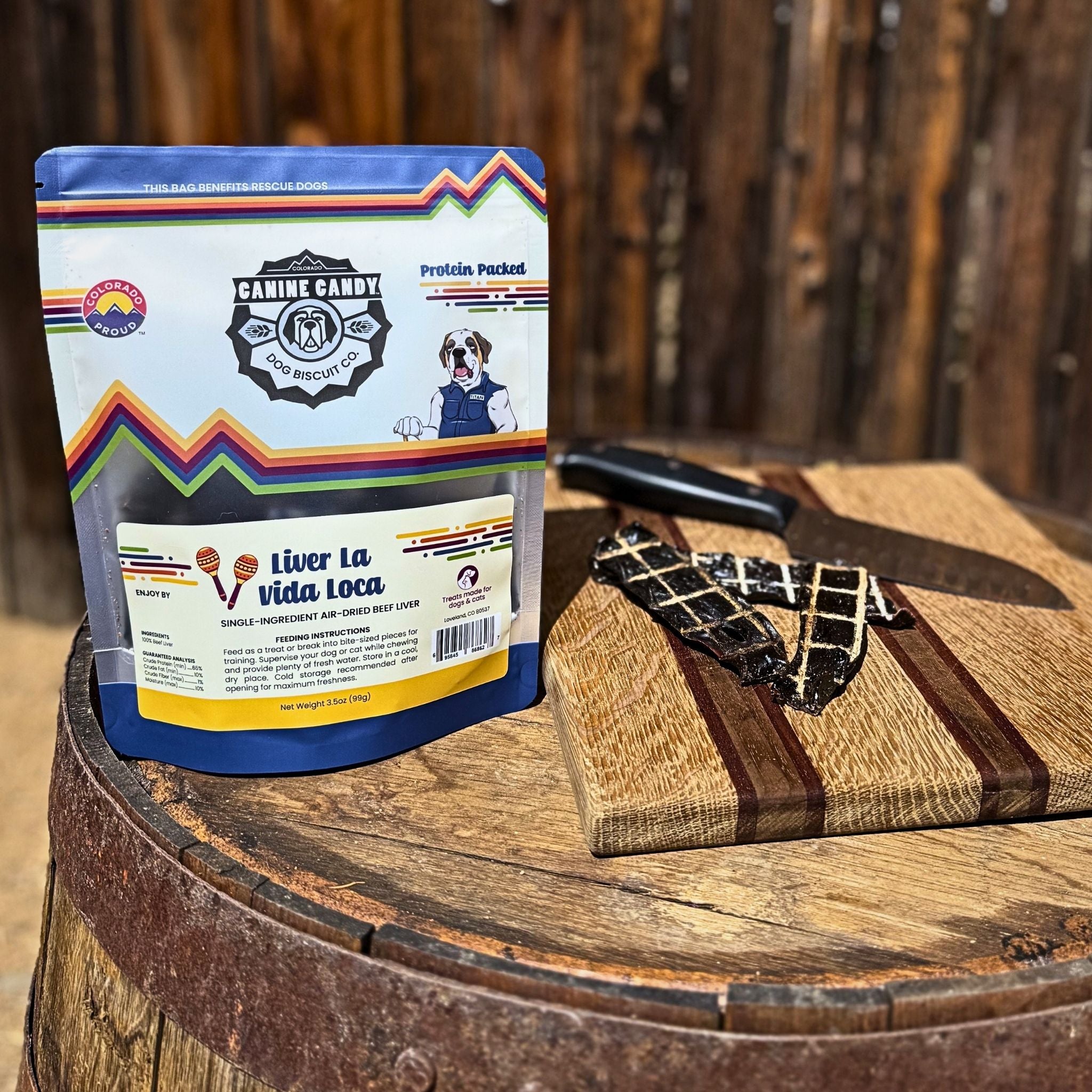 Liver la Vida Loca | 100% Pure Beef Liver Jerky