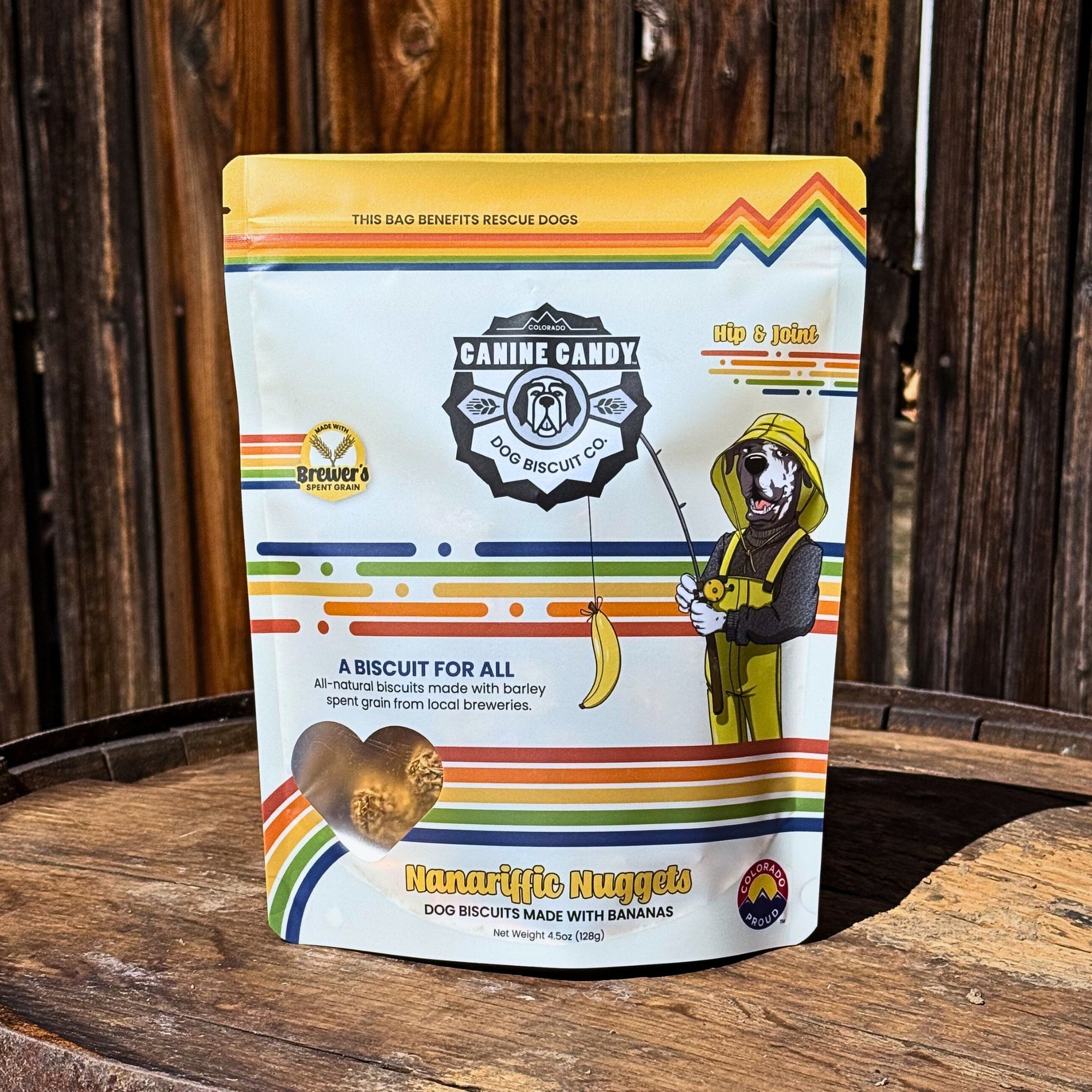 Nanariffic Nuggets: Hip & Joint Support | Barley Spent Grain Biscuits