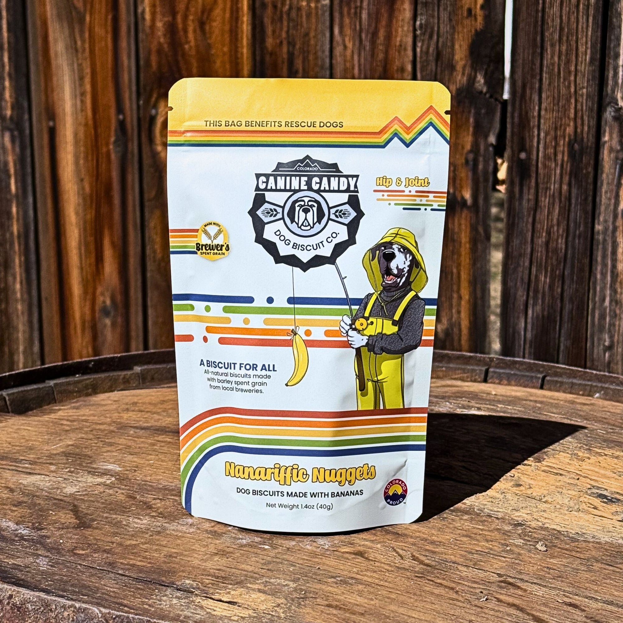 Nanariffic Nuggets: Hip & Joint Support | Barley Spent Grain Biscuits