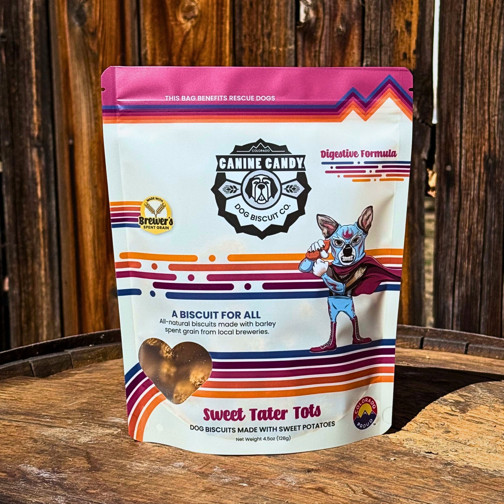 Sweet Tater Tots: Digestive Support | Barley Spent Grain Biscuits