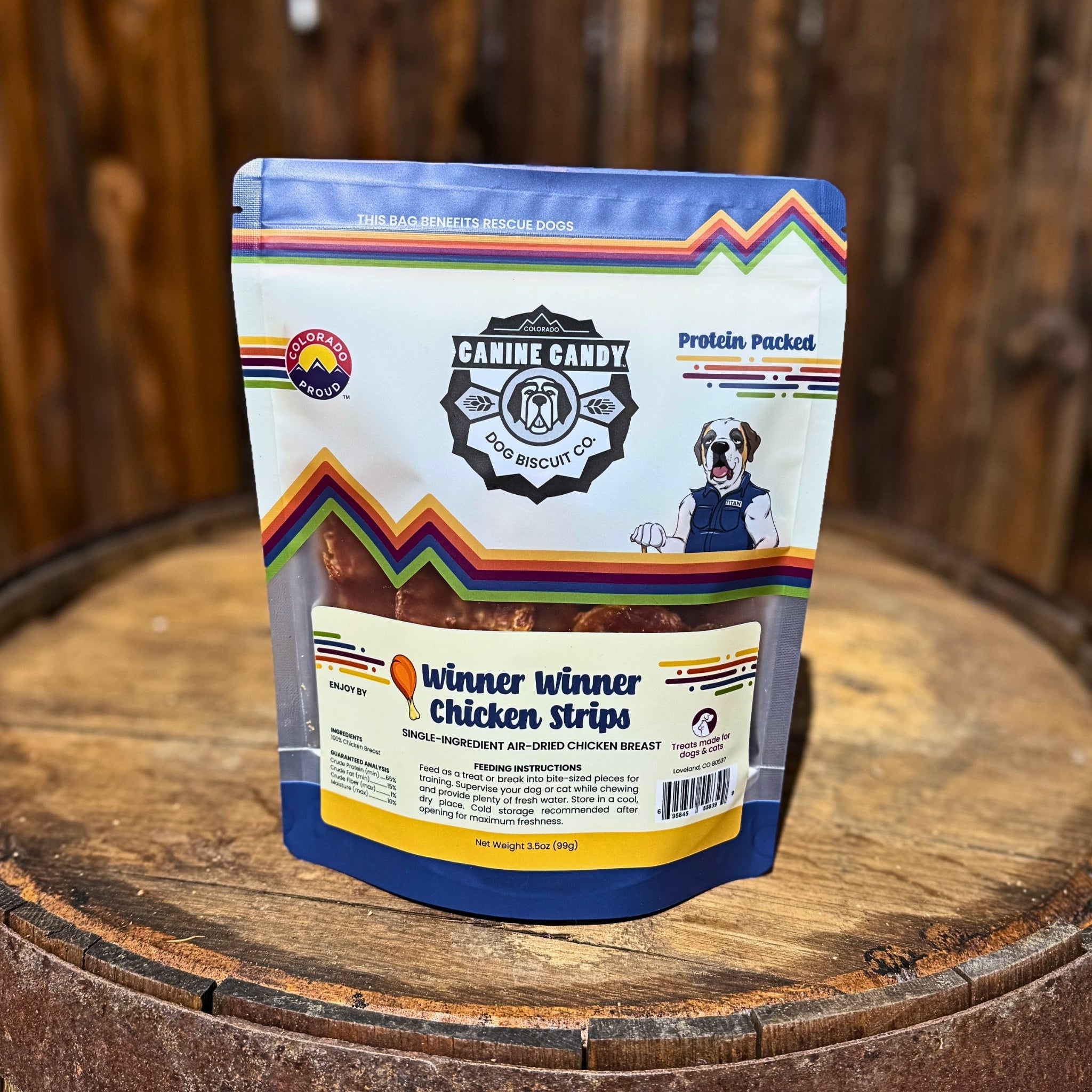 Winner, Winner, Chicken Strips | 100% Pure Chicken Breast Jerky